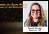 Local teacher earns State Teacher of the Year honors.
