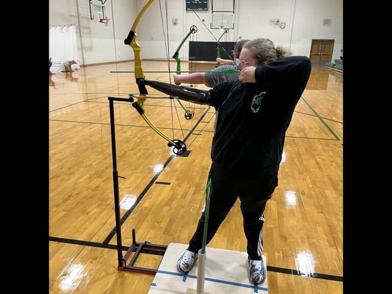 Freshman Emma Easley Defies Odds, Determined for Bulls-Eyes on Archery Team