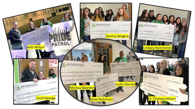 Teachers receive foundation grants that totaled nearly $17,000.
