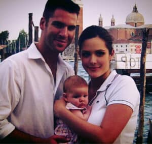 Deanna, Kevin, and Taylor Caroon in Venice, Italy.